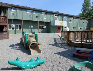 Play ground and Younger Toddler-Preschool Building Play Area Outside