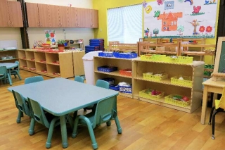 Younger Toddler Classroom Yellow and Blue